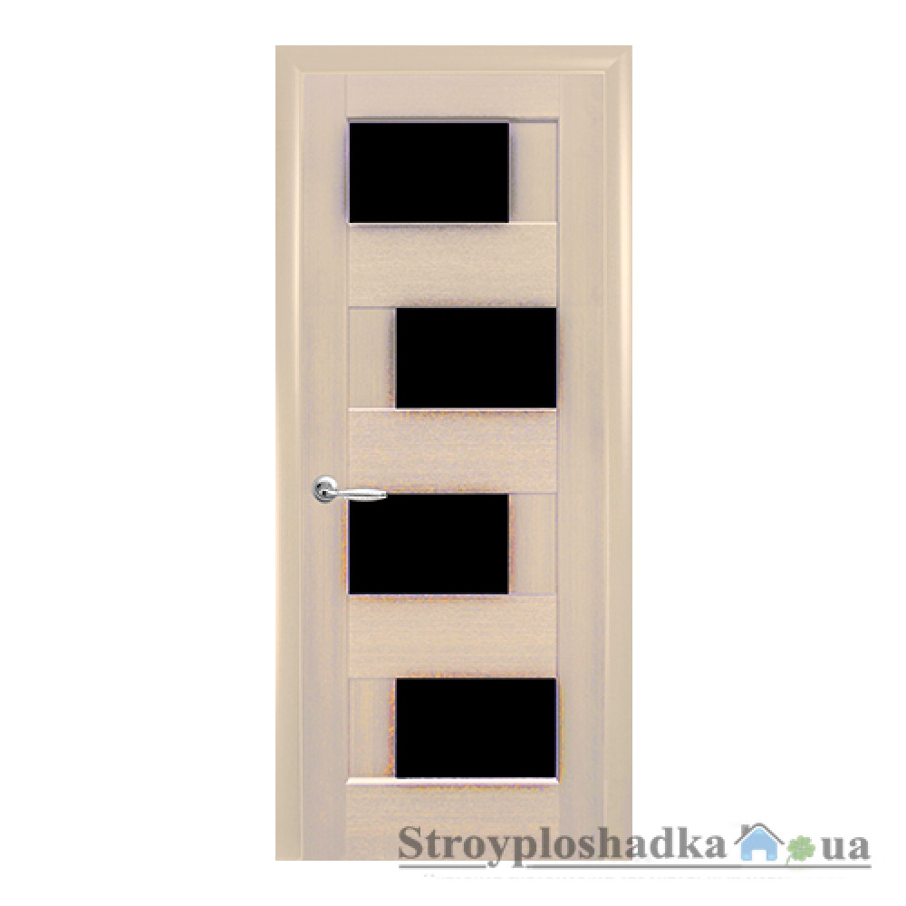 Межкомнатная дверь Новый Стиль Сиена BLK Ностра DeLuxe 2000x800x40, ясень, шт.