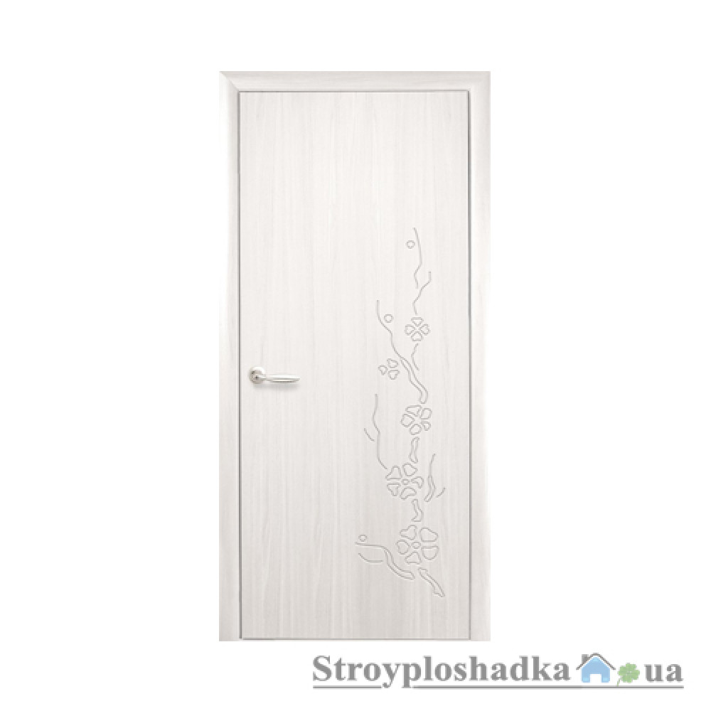 Межкомнатная дверь Новый Стиль Сакура ПВХ DeLuxe, 2000x900x40, ясень, шт.