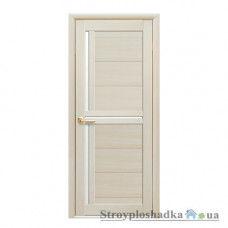 Міжкімнатні двері Новий Стиль Мода Трініті, Екошпон, зі склом, 2000x600x34, дуб перлинний, шт.
