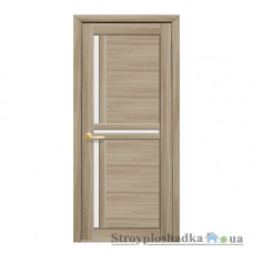 Межкомнатная дверь Новый Стиль Мода Тринити, Экошпон, со стеклом, 2000x600x34, сандал, шт.