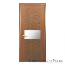 Межкомнатная дверь Новый Стиль Аста Зебрана DeLuxe, 2000x600x34, золотая ольха, шт.