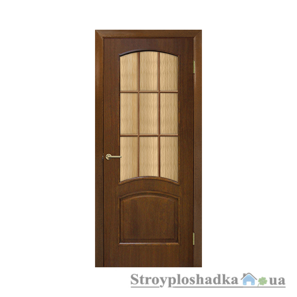 Межкомнатная дверь Омис Капри СС, кора бронза, орех, 2000x700x40, шт.