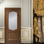 Міжкімнатні двері Оміс Кармен СС+КР, горіх, 2000x600x40, шт.