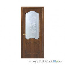 Міжкімнатні двері Оміс Кароліна СС+КР, горіх, 2000x600x40, шт.