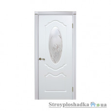 Міжкімнатні двері Оміс Олівія СС+КР, біла блакить, 2000x600x40, шт.