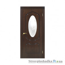 Міжкімнатні двері Оміс Олівія СС+КР, горіх Lux, 2000x600x40, шт.