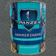 Эмаль с молотковым эффектом 3 в 1 Hammer Enamel Panzer антрацит, 2 л
