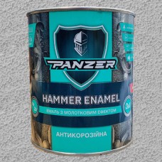 Емаль з молотковим ефектом 3 в 1 Hammer Enamel Panzer срібляста, 0,75 л