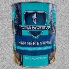 Емаль з молотковим ефектом 3 в 1 Hammer Enamel Panzer срібляста, 2 л