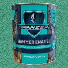 Эмаль с молотковым эффектом 3 в 1 Hammer Enamel Panzer зеленая, 0,75 л