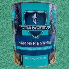 Эмаль с молотковым эффектом 3 в 1 Hammer Enamel Panzer зеленая, 2 л