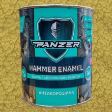 Емаль з молотковим ефектом 3 в 1 Hammer Enamel Panzer золото, 0,75 л