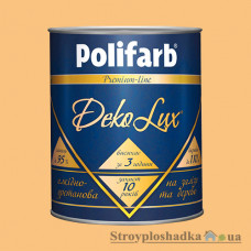 Емаль Polifarb DekoLux, алкідно-уретанова, бежева, 0.7 кг