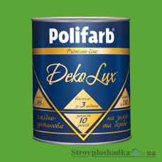 Емаль Polifarb DekoLux, алкідно-уретанова, світло-зелена, 0.7 кг
