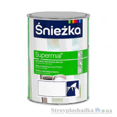 Эмаль Sniezka масляно-фталевая Supermal, белая, 2.5 л