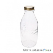 Пляшка без кришки кругла для сипких Bormioli Rocco Quattro Stagioni 365600MQ2321991, 1000 мл, 1 шт