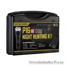 Набор для ночной охоты в подарочном кейсе Nitecore P16 6-1117, 960 Lm, 7 режимов, 1 LED, водостойкий