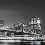 Флизелиновые фотообои в зал Komar 4NW-320 Brooklyn Bridge, 368х127 см