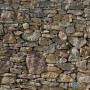 Флизелиновые фотообои в зал Komar 8NW-727 Stone Wall, 368х254 см
