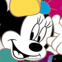 Фотошпалери в дитячу Komar Disney 1-422 Minnie Colorful, 73х202 см