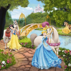 Фотообои в детскую Komar Disney 1-454 Princess Royal Gala, 184х127 см