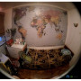 Фотообои для офиса Komar 4-050 World Map, 270х188 см