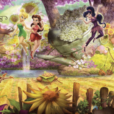 Фотошпалери в дитячу Komar Disney 4-416 Fairies Forest, 368х127 см