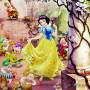 Паперові фотошпалери в дитячу Komar Dancing Snow White 4-494, 184x254 см