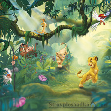 Фотошпалери в дитячу Komar Disney 8-475 Lion King Jungle, 368х254 см 