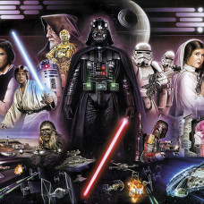 Фотообои в зал Komar Komar Star Wars 8-482 Darth Vader Collage, 368х254 см