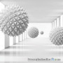 Флизелиновые 3D фотообои в зал WallStyle 31163, 392x270 см