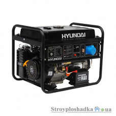 Генератор бензиновий Hyundai HHY 7000FE, 5.0 кВт, однофазний, ручний/електростарт