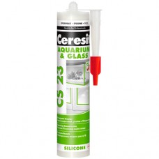 Герметик силиконовый Ceresit CS 23 Aquarium & Glass, прозрачный, 280 мл