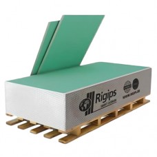 Гіпсокартонна плита Rigips RBI 12.5x1200x2500, вологостійка