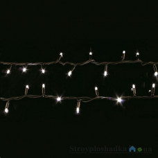 Гирлянда Delux String, 200 LED, 20 м, белый, провод белый, 230 В, IP44 (90004721)