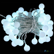 Гирлянда Delux White Ball, 30 LED, 4.4 м, белый, 230 В, IP20 (10080848)