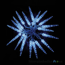 Гирлянда светодиодная Новогодько Сосулька, 20 LED, 3 м, голубая, 220 В (800720)