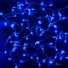 Гирлянда светодиодная Новогодько, линейная, 100 LED, 5 м, голубой, 220 В, с контроллером (800725)