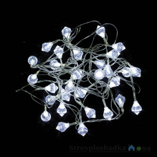 Світлодіодна гірлянда Новогодько Діамант, 30 LED, 3 м, мультиколор, 220 В, з контролером (800852)