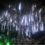 Гирлянда светодиодная уличная Новогодько Метеоритный дождь, 3 м, 20 см, белый, 220 В, IP 44 (801007)