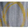 Прасувальна дошка EuroGold 8998, 30х110 см, цільний лист металу, сірий з жовтими колами