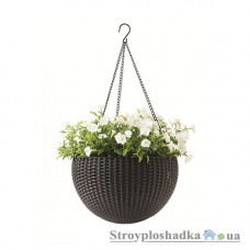 Кашпо для цветов Keter Hanging Sphere Planter с цепочкой 17199246, 35 см, шт