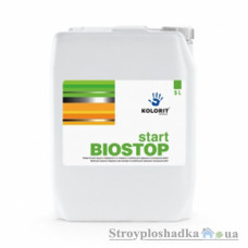 Водоразбавляемый состав для защиты поверхности от плесени Kolorit Start Biostop, 1 л