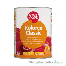 Деревозащитное средство на основе растворителя для наружных работ Vivacolor Kolorex Classic, база EC, 0.9 л