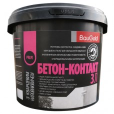 Грунтовка бетон-контакт BauGold, 3 л