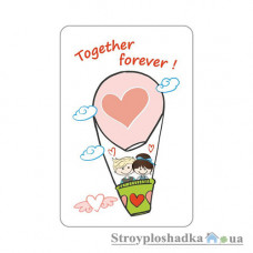 Магнит на холодильник Artpic MGT-008 55х85 мм ″Together Forever″