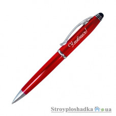 Именная шариковая ручка Artpic со стилусом TP-019 14х1.5 см ″Улыбнись!″