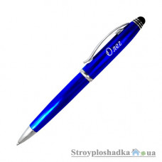 Именная шариковая ручка Artpic со стилусом TP-074 14х1.5 см ″Олег″