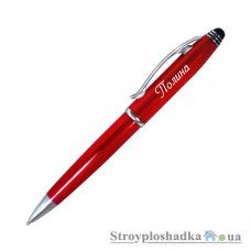 Именная шариковая ручка Artpic со стилусом TP-077 14х1.5 см ″Полина″