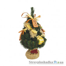 Искусственная ель Новогодько Сладкоежка, 0.45 м, зеленая, с украшением  (960238)